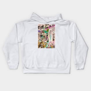 Street Art Graffiti Tag New York City Kids Hoodie